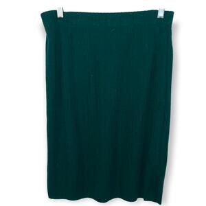 Vintage Sag Harbor emerald green knit skirt measurements in description
